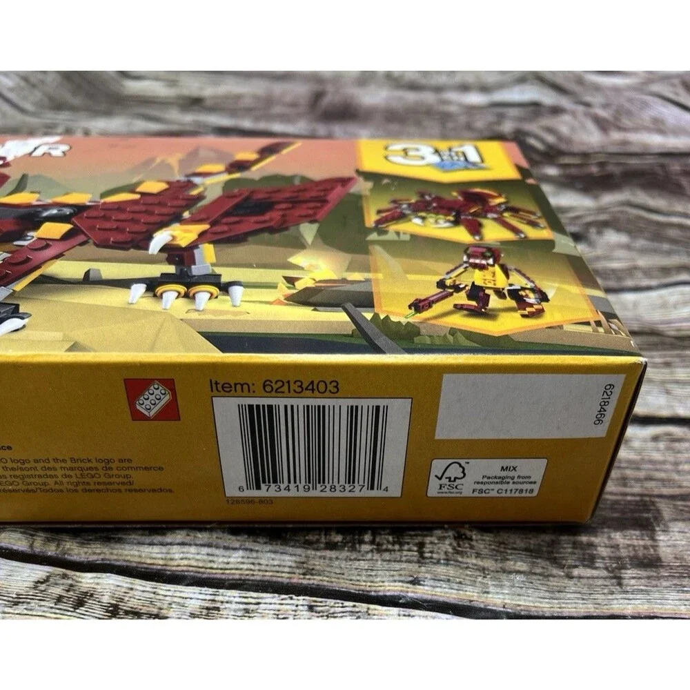 LEGO Creator 31073: Mythical Creatures 3 in 1 w/223 Pieces Ages 7-12 Retired